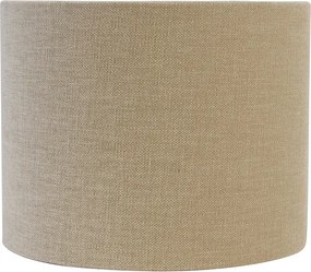 Tienidlo na lampu z látky svetlohnedá 18/18/14