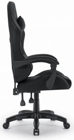 Herné kreslo HC-1000 Black látkové