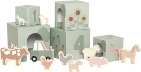 Stohovacie kocky Farma – učenie hrou pre najmenších