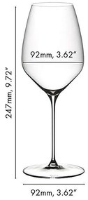 Riedel Veloce Riesling poháre na víno 570 ml 2 ks