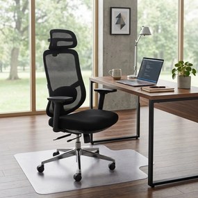 Kancelárska ergonomická stolička Neoseat ALLY — čierna, nosnosť 150 kg
