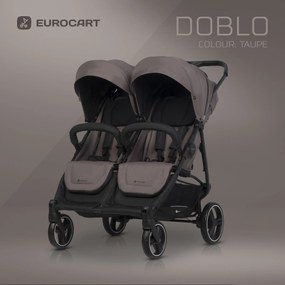 Súrodenecký kočík Euro-Cart Doblo Taupe