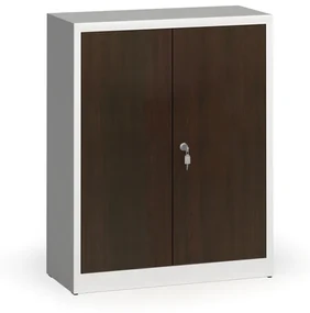 Alfa 3 Zvárané skrine s lamino dverami, 1150 x 920 x 400 mm, RAL 7035/wenge