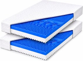 ECOMATRACE Masáž Relax 17 cm Ortopedický sendvičový masážny matrac 1+1 Rozmery 80x200