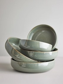 Bloomingville Pixie Kameninová servírovacia misa zelená 24 cm