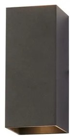 Searchlight 24126BK - Nástenné svietidlo DON 2xGU10/10W/230V čierne