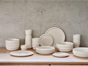 Krémovobiela porcelánová polievková miska 900 ml Eau – Zone