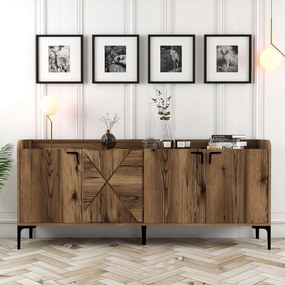 Konzolasztal Venedik - Walnut