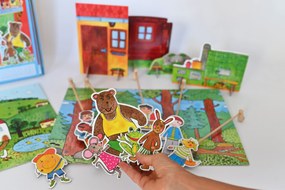 MARIONETINO Bábky a kulisy k rozprávke Boudo, budko