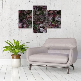 Obraz - Kvetinový múr (90x60 cm)