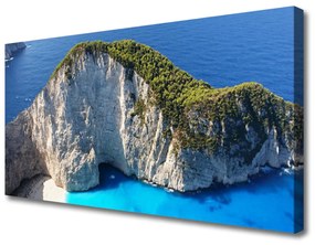 Obraz na plátne Skaly more príroda 140x70 cm