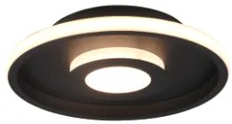 ASCARI 40 | Stropné prisadená čierna dizajnová LED lampa