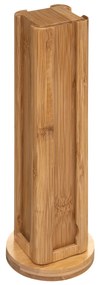 Drevený otočný stojan na kávové kapsuly Wood, 10x10x29 cm
