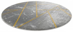Kusový koberec Perl šedý kruh 200cm