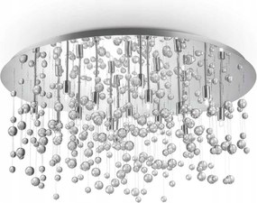 Stropné svietidlo Ideal Lux Neve PL15 chróm 15xG9 800mm