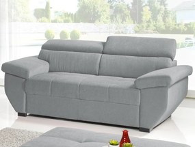 Dvojsedák Speedway, svetlo šedá látka