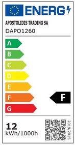 ACA Lighting LED lineárne svietidlo DAPO 12W/230V/6000K/1250Lm/120°/IP20/900mm