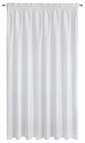 ZÁCLONA NA PÁSKE REBECCA 400X250 CM BIELA