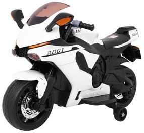 Motorka R1 Superbike elektrická pre deti - biela