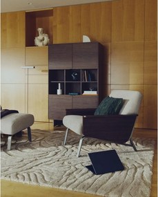 Svetlohnedé ženilkové kreslo Amsen – Kave Home