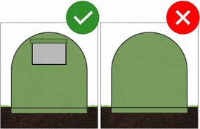 Garden Line 4-dielny zelený fóliový záhradný tunel NEW SOLUTION 4 x 2,5 x 2 m