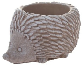 Betónový obal na kvetináč Ježko, 17 x 9 x 12,5 cm