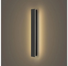 Brilagi - LED vonkajšie nástenné svietidlo LINEAR LED/12W/230V 3000K IP65 čierne