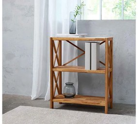 Dizajnový regál Walworth 87 cm prírodný dub