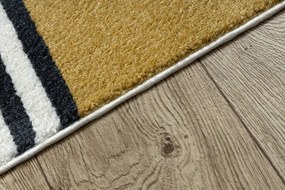 Koberec FUSION 1327 biely / tmavosivý