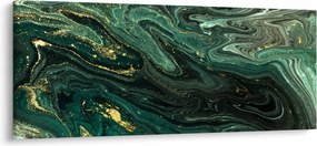 Obraz - Zelený mramor (120x50 cm)