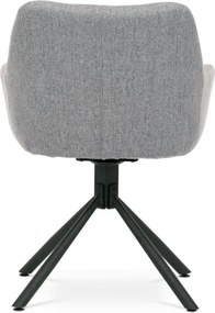 Jedálenská stolička sivá HC-532 SIL2