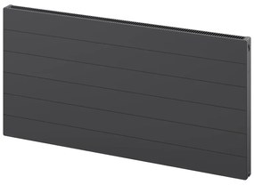 Mexen, panelový radiátor Mexen Line CL11 600 x 1600 mm, bočné pripojenie, 1253 W, antracit - W411L-060-160-66