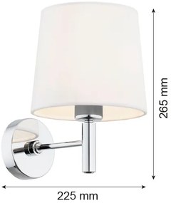 Argon 4760 - Nástenné svietidlo BOLZANO 1xE27/15W/230V