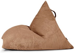 Hnedý menčestrový sedací vak Razz – SLOWDOWN