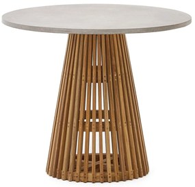 Okrúhly záhradný jedálenský stôl ø 90 cm Alcaufar – Kave Home