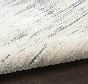 Koberec DKNY Grand Street slonia kosť / modrý