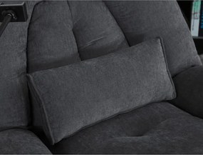 Polohovacie kreslo sivé, elektrické TV-7089 GREY2