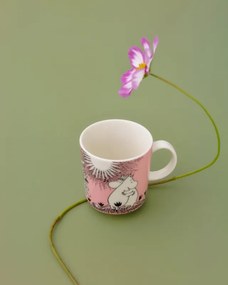 Hrnček Moomin Love 0,3l, ružový / 30. výročie, darčekový box