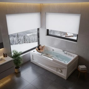 BPS-koupelny Hydromasážna vírivá vaňa Ramzes 636 168x85