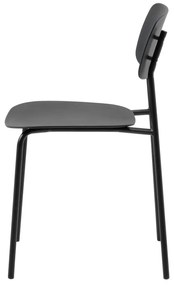 Čierne jedálenské stoličky v súprave 2 ks Kirkland – Unique Furniture