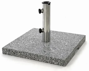 Garthen 40733 Podstavec na slnečník štvorcový žula - 25 kg