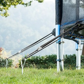 Sada kotiev do zeme, 4ks, 42,5x8,5cm, strieborná Monzana