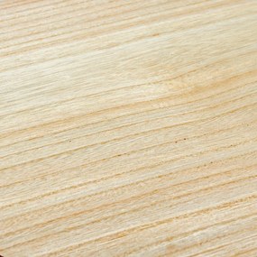Konferenční stolek drátěný L dub přírodní/černý