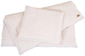 Béžové detské obliečky do postieľky s prímesou bavlny 80x80 cm Frosty Almond – Roba