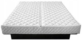 Beliani Vodná posteľ VAUCLUSE 160 x 200 cm Krémová biela manželská