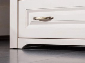 Šatníková skriňa 2-dverová Atik, biela