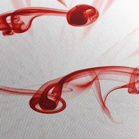 Obraz srdca z dymu (120x50 cm)