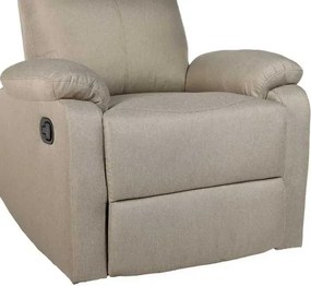 LuxuryForm DESIGN Televízne kreslo CARLOS s polohovaním - béžové