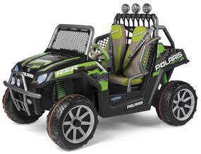 PegPerego Elektrické autíčko - POLARIS RANGER RZR 24V - ZELENÁ - MOTOR - 2 x 340 W - BATÉRIA - 24V / 12Ah  - 2023