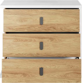 Dizajnová komoda Karlos 100cm dub hikor